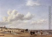 The Beach at Scheveningen 1658 - Adriaen Van De Velde