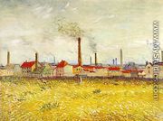 Factories At Asnieres Seen From The Quai De Clichy - Vincent Van Gogh