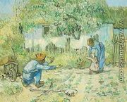 First Steps (after Millet) - Vincent Van Gogh