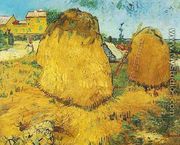 Haystacks In Provence - Vincent Van Gogh