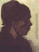 Head Of A Brabant Peasant Woman With Dark Cap - Vincent Van Gogh