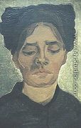 Head Of A Peasant Woman With Dark Cap I - Vincent Van Gogh