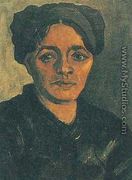 Head Of A Peasant Woman With Dark Cap VIII - Vincent Van Gogh