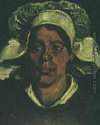 Head Of A Peasant Woman With White Cap IX - Vincent Van Gogh