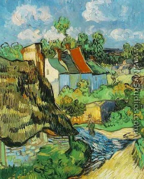 Houses In Auvers - Vincent Van Gogh