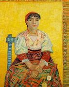 Italian Woman (Agostina Segatori?) - Vincent Van Gogh