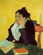 LArlesienne: Madame Ginoux With Books - Vincent Van Gogh