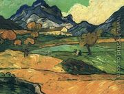 Le Mont Gaussier With The Mas De Saint Paul - Vincent Van Gogh