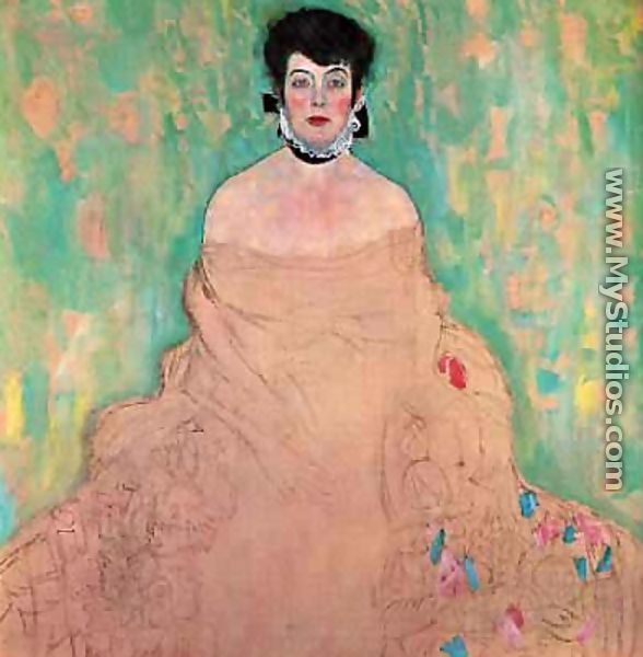 Portrait Of Amalie Zuckerkandl (unfinished) - Gustav Klimt