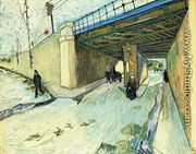 The Railway Bridge Over Avenue Montmajour Arles - Vincent Van Gogh