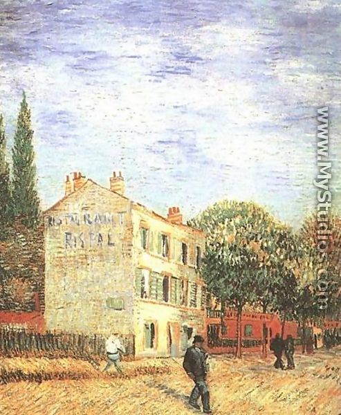Road At Saint Remy With Female Figure A - Vincent Van Gogh