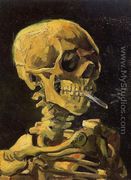 Skull With Burning Cigarette - Vincent Van Gogh