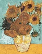 Vase With Twelve Sunflowers - Vincent Van Gogh