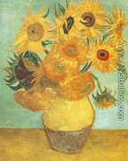 Vase With Twelve Sunflowers II - Vincent Van Gogh