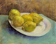 Still Life With Lemons On A Plate - Vincent Van Gogh