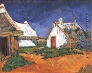 Three White Cottages In Saintes Maries - Vincent Van Gogh