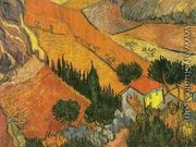 Valley With Ploughman Seen From Above - Vincent Van Gogh
