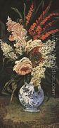 Vase With Gladioli And Lilac - Vincent Van Gogh