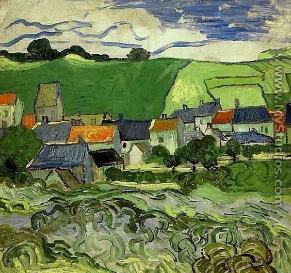 View Of Auvers - Vincent Van Gogh