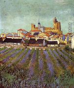 View Of Saintes Maries - Vincent Van Gogh