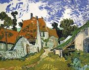 Village Street In Auvers - Vincent Van Gogh