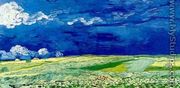 Wheat Field Under Clouded Sky - Vincent Van Gogh