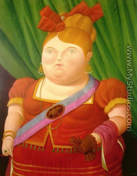 The First Lady La Primera Dama - Fernando Botero