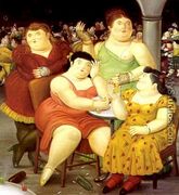 Four Woman - Fernando Botero