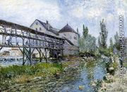 Provencher's Mill at Moret 1883 - Alfred Sisley