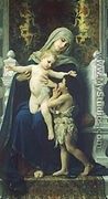 La Vierge LEnfant Jesus Et Saint Jean Baptiste2 - William-Adolphe Bouguereau