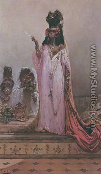 Harem Woman - Georges Jules Victor Clairin
