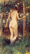 Study Of A Nude Woman - Stewart Julius Leblanc
