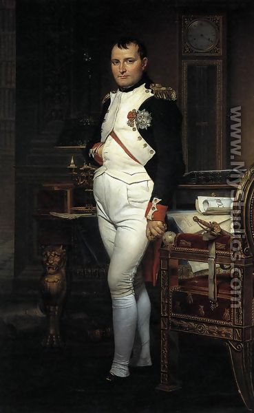 Napoleon in his Study 1812 - Jacques Louis David