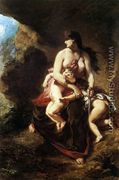 Medea about to Kill her Children 1838 - Eugene Delacroix