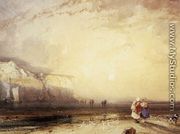 Sunset In The Pays De Caux 1828 - Richard Parkes Bonington