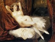 Female Nude Reclining on a Divan 1825-26 - Eugene Delacroix