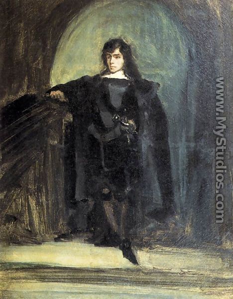 Self-Portrait as Ravenswood c. 1821 - Eugene Delacroix