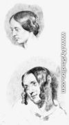 Study For Jenny Le Guillou And Josephine De Forget - Eugene Delacroix