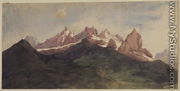 Alpine Landscape - George Frederick Watts