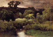 A Gray  Lowery Day - George Inness