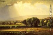 Harvest Scene In The Delaware Valley - George Inness