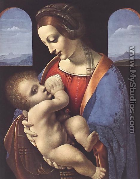 Madonna Litta c. 1490-91 - Leonardo Da Vinci