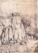 Cavern With Ducks - Leonardo Da Vinci
