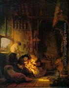 Holy Family 1640 - Rembrandt Van Rijn