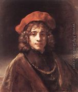 The Artist's Son Titus c. 1657 - Rembrandt Van Rijn