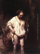 Hendrickje Bathing in a River 1654 - Rembrandt Van Rijn