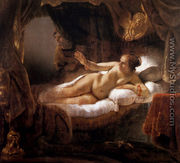 Danae 1636-47 - Rembrandt Van Rijn