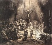 The Three Crosses (second state) 1653 - Rembrandt Van Rijn