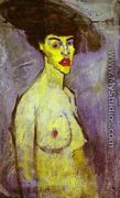 Female Nude With Hat - Amedeo Modigliani