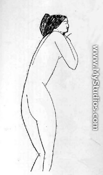 Nude Anna Akhmatova Ii - Amedeo Modigliani